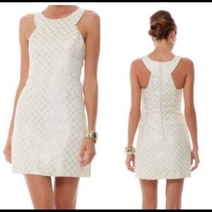 Lilly Pulitzer | Jepson Gold Checkered Dress